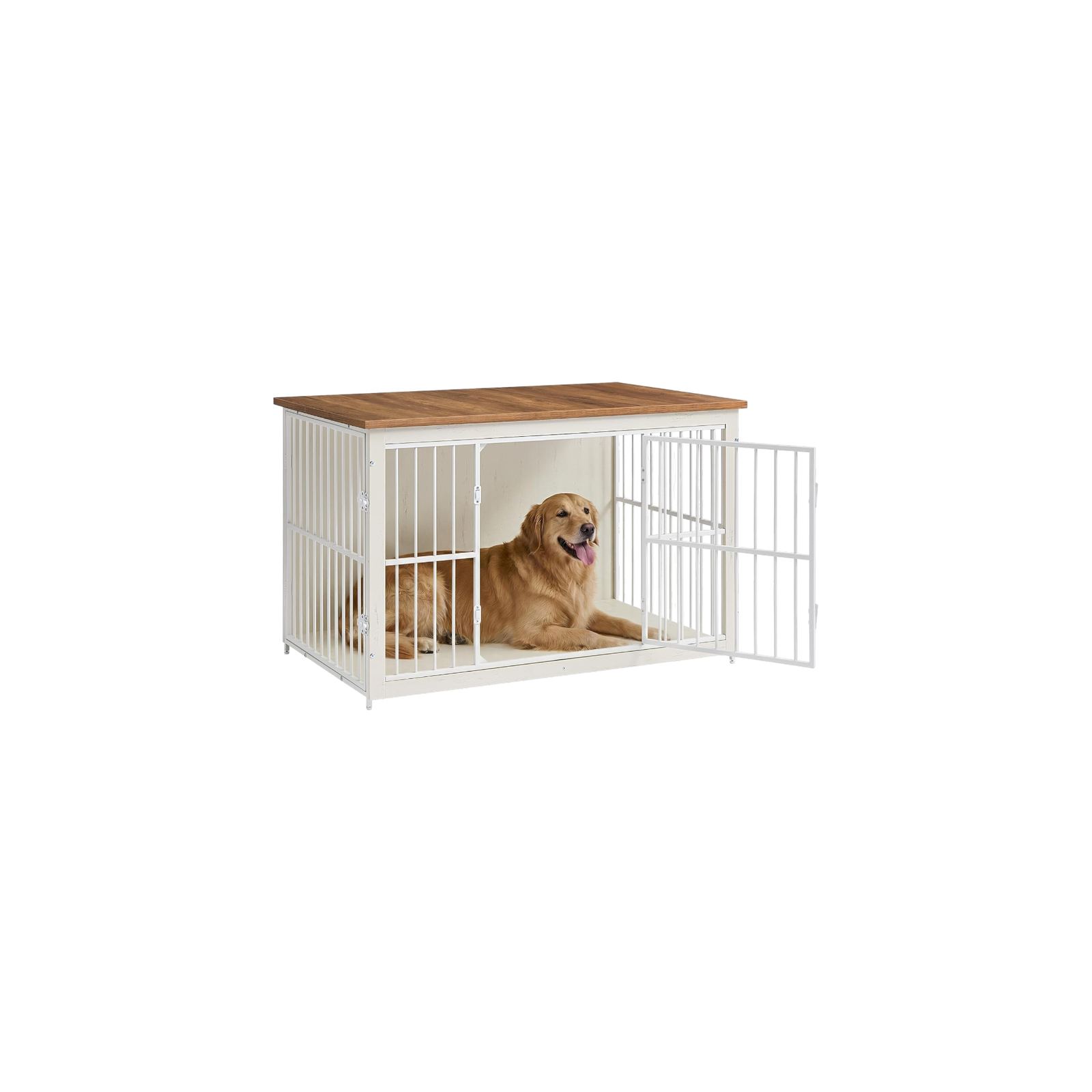 Wooden Dog Crate Furniture, 48 Inches by Feandreacattrees