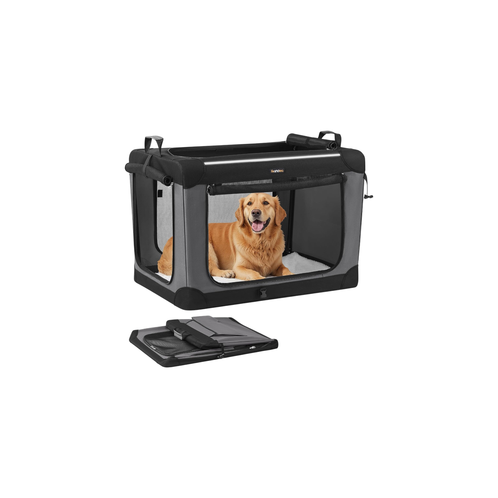 Portable Dog Travel Crate for Large Dogs